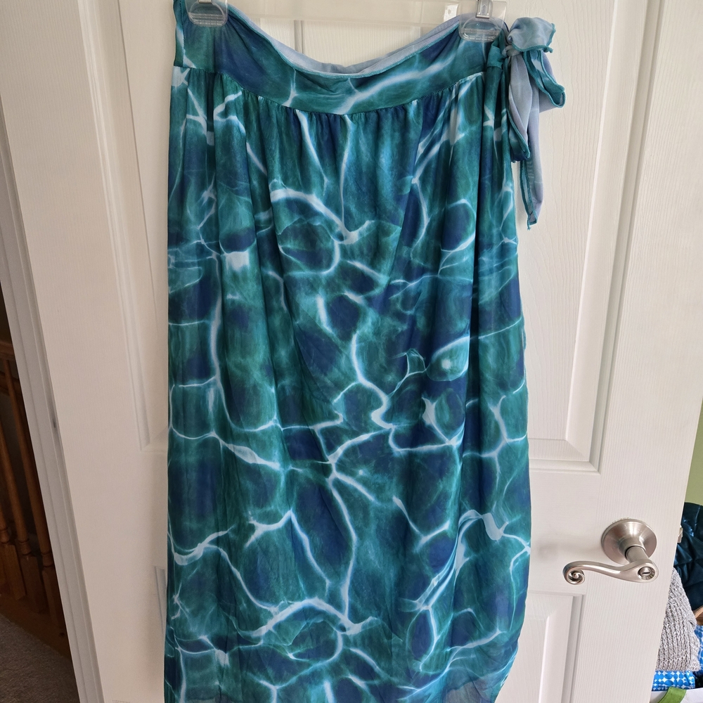 & Other Stories Aqua Blue Swim Sarong